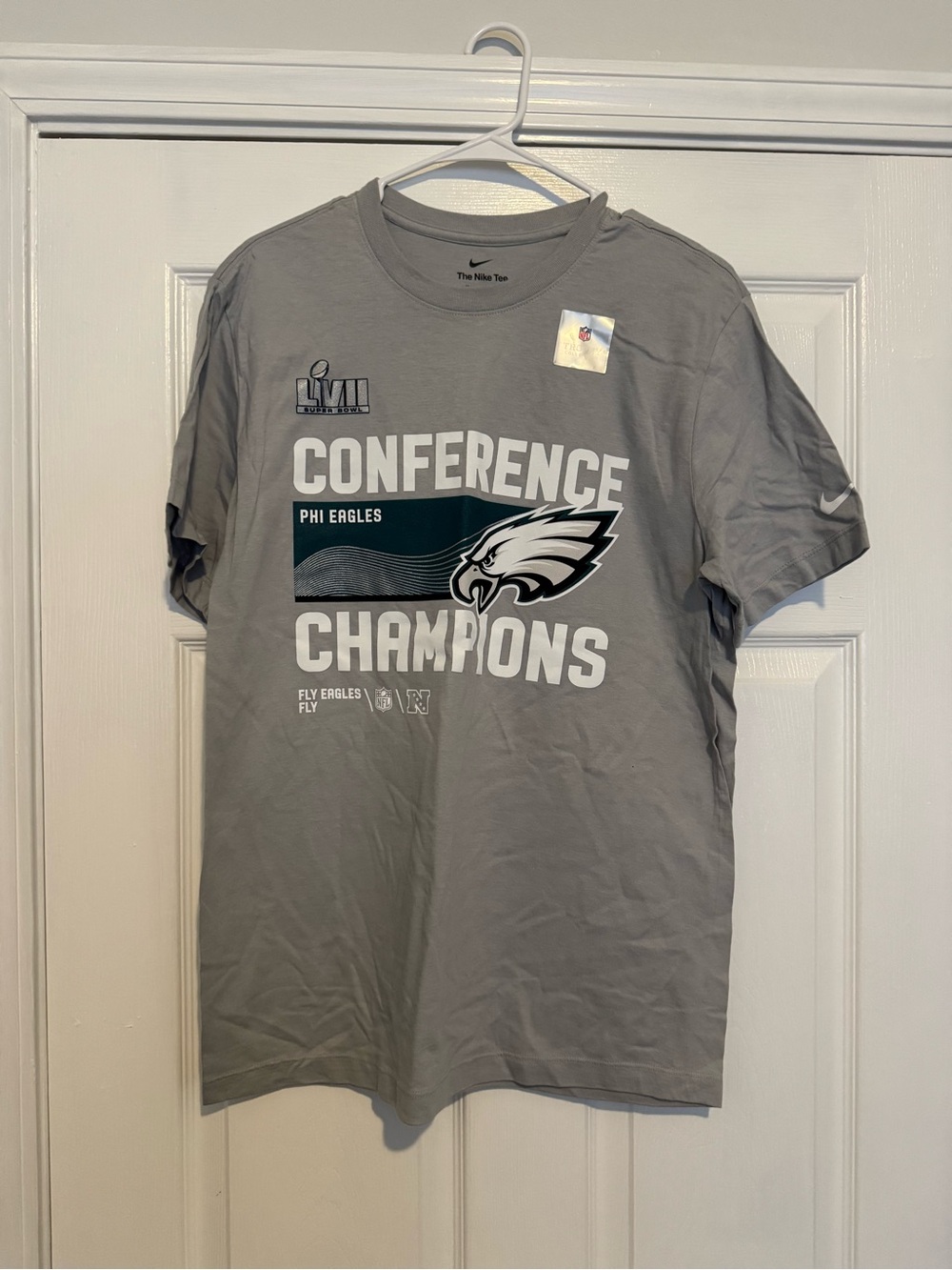 Nike Philadelphia Eagles Gray Conference Champions T‑Shirt (NEW)